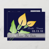 Calla Lily Sla de datum Briefkaarten (Voorkant / Achterkant)