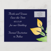 Calla Lily Sla de datum Briefkaarten (Achterkant)