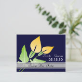 Calla Lily Sla de datum Briefkaarten (Staand voorkant)
