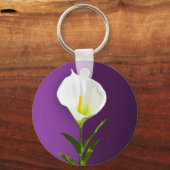 Calla Lily Sleutelhanger (Voorkant)