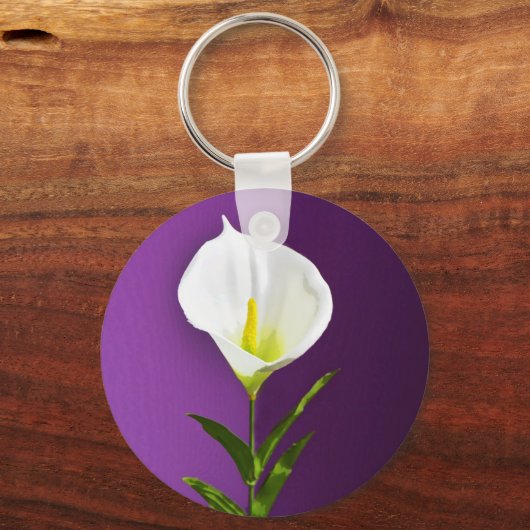 Calla Lily Sleutelhanger (Voorkant)