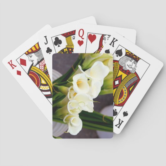 calla lily speelkaarten (Achterkant)