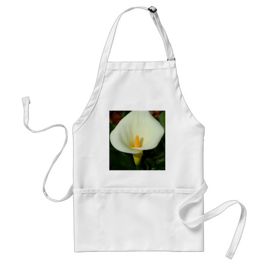 Calla Lily Standaard Schort (Voorkant)