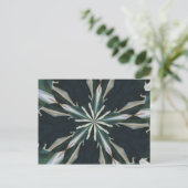 Calla Lily Star Kaleidoscoop Briefkaart (Staand voorkant)