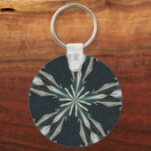 Calla Lily Star Kaleidoscoop Sleutelhanger (Voorkant)