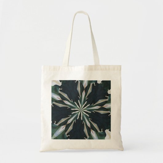Calla Lily Star Kaleidoscoop Tote Bag (Voorkant)