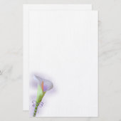 Calla Lily Stationery Briefpapier (Voorkant / Achterkant)