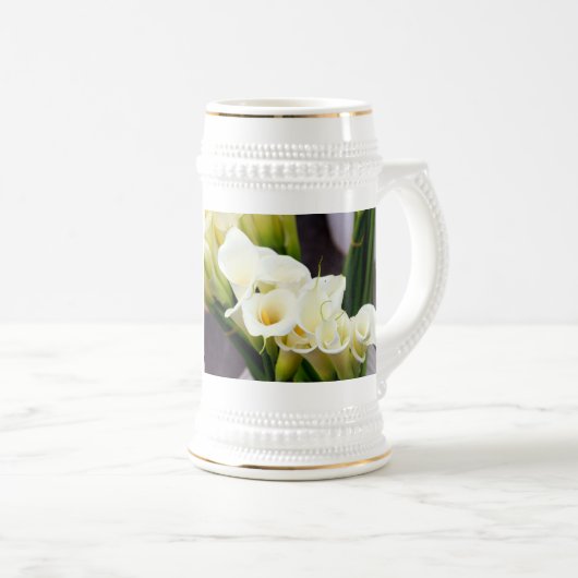 calla lily stein bierpul (Voorkant rechts)