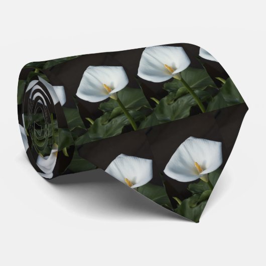 Calla Lily Stropdas (Opgerold)