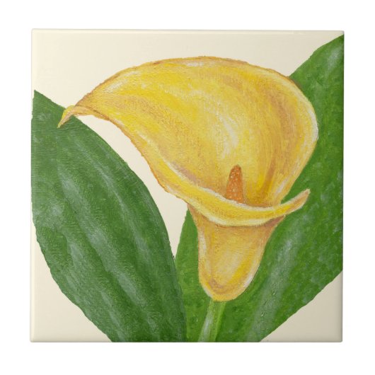 Calla Lily-tegel Tegeltje (Voorkant)