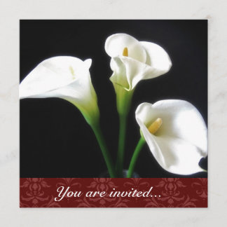 Calla Lily uitnodiging