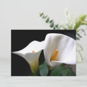 Calla Lily Uitnodiging (Staand voorkant)