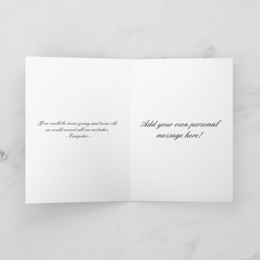 Calla Lily Verjaardag Kaart (Binnen)