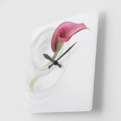 Calla Lily Vierkante Klok (Hoek)