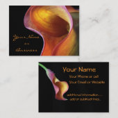 Calla Lily visitekaartje (Voorkant / Achterkant)