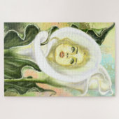 Calla Lily Vrouw Legpuzzel (Horizontaal)