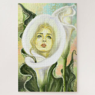 Calla Lily Vrouw Legpuzzel