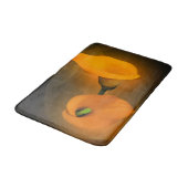 Calla Lily Warm Yellow Mist Achtergrond Badmat (Gekanteld)