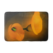 Calla Lily Warm Yellow Mist Achtergrond Badmat (Voorkant)