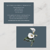  Calla Lily Wedding Enclosure Card Informatiekaartje (Voorkant / Achterkant)