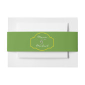 Calla Lily Wedding Invitation Envelope Belly Band Uitnodigingen Wikkel (Voorkant Voorbeeld)