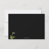 Calla Lily Wedding Reply Card RSVP Kaartje (Achterkant)