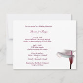 Calla Lily Wedding Shower Uitnodiging (Voorkant)