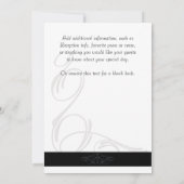 Calla Lily Wedding Uitnodiging (Achterkant)