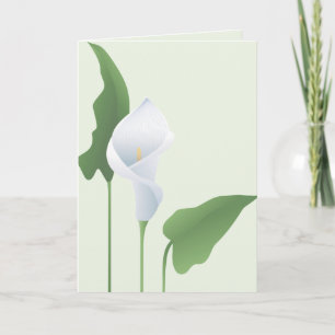 Calla Lily Wenskaart Kaart