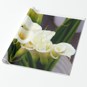 calla lily wrapping paper cadeaupapier