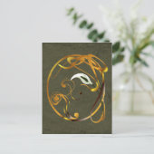 Calla Ornamental Briefkaart (Staand voorkant)