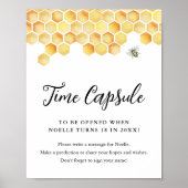 CALLA Time Capsule Baby shower teken Poster (Voorkant)
