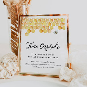CALLA Time Capsule Baby shower teken Poster