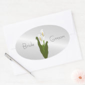 Calla van het art deco de Stickers van het (Envelop)