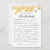 CALLA Vrijgezellenfeest Libs, vul het spel Blanks Kaart (Voorkant)