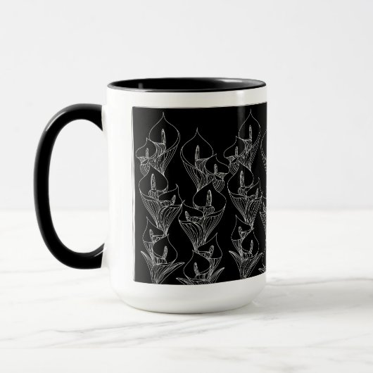 Calla 〜 White〜ップAanbevolenマグ Mok (Links)