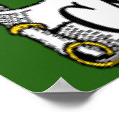 Callaghan-wapenschild Poster (Hoek)