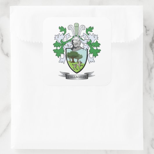 Callaghan-wapenstilstand Vierkante Sticker (Tas)