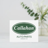 Callahan Auto Parts Briefkaart (Staand voorkant)