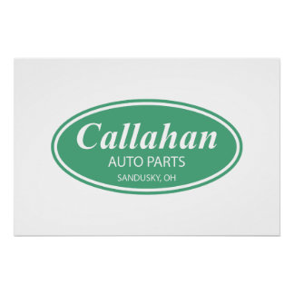 Callahan Auto Parts Film Logo Perfect Poster