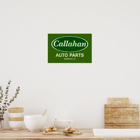 Callahan Auto Parts Poster - $ 19,95 (Keuken)