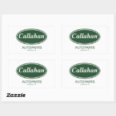 Callahan Auto Parts Rechthoekige Sticker (Vel)