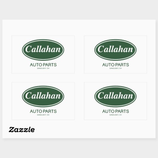 Callahan Auto Parts Rechthoekige Sticker (Vel)