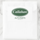 Callahan Auto Parts Rechthoekige Sticker (Tas)