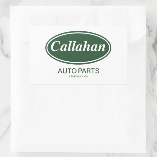 Callahan Auto Parts Rechthoekige Sticker (Tas)