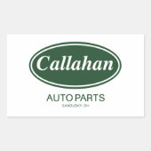 Callahan Auto Parts Rechthoekige Sticker (Voorkant)