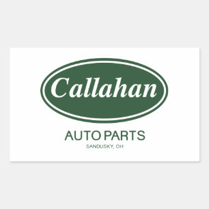 Callahan Auto Parts Rechthoekige Sticker