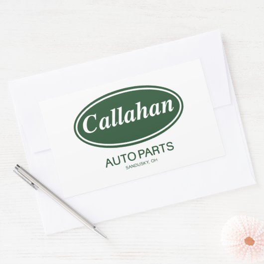 Callahan Auto Parts Rechthoekige Sticker (Envelop)