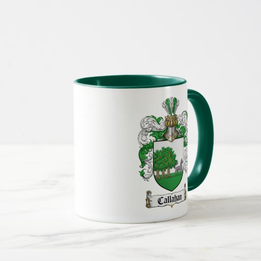 Callahan Coat of Arms Mug Mok (Voorkant rechts)