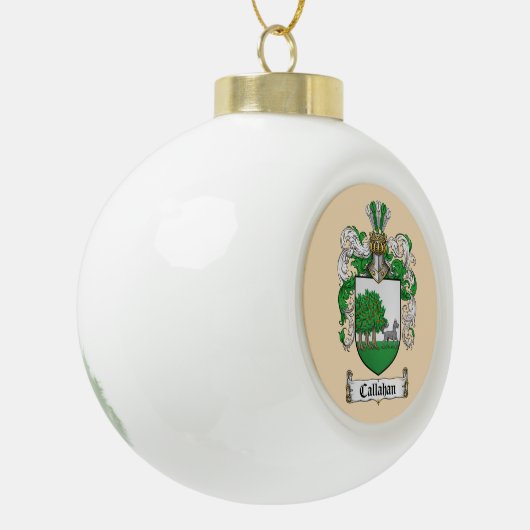 Callahan Coat of Arms Ornament (Links)